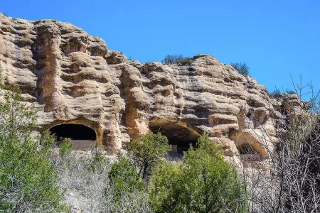 Gila Cliff Dwellings wyjątkowe ruiny w Parku Narodowym