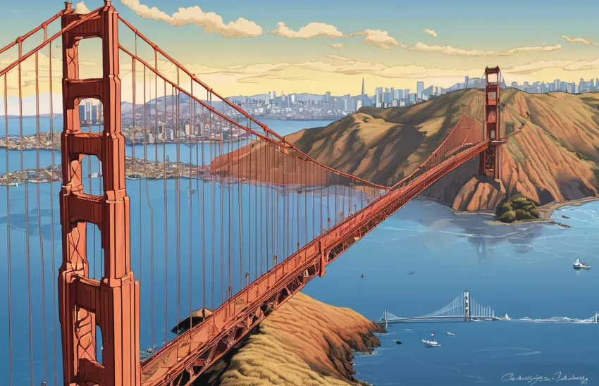 Zwiedzanie San Francisco kolorowym busem z lokalnym przewodnikiem