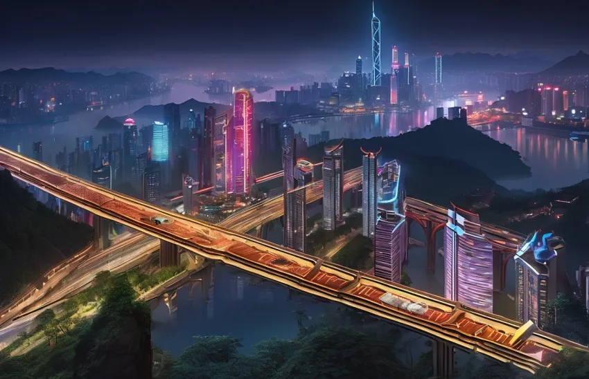 Chongqing futurystyczne miasto Chin które trzeba zobaczyć
