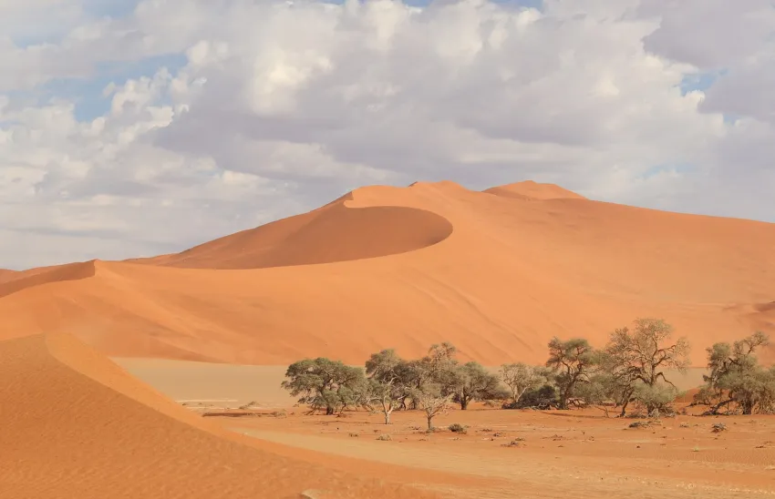 Sossusvlei Namibia najpiękniejsze wydmy świata idealne na trekking